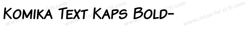 Komika Text Kaps Bold字体转换